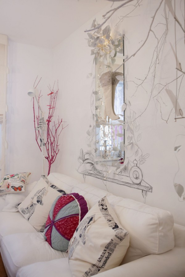 Zagreb, 04.12.2013 - Bozicna dekoracije Marije Skelin u malom stanu