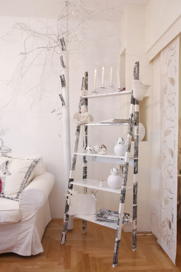 Zagreb, 04.12.2013 - Bozicna dekoracije Marije Skelin u malom stanu