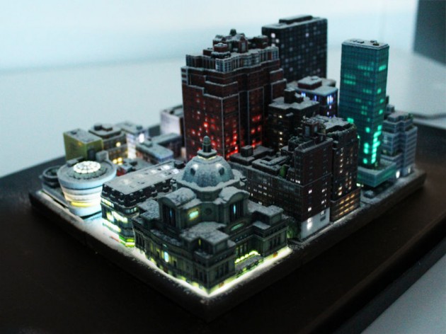 3D printetd city Ittyblox03