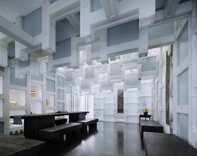 Čajdžinica od plastičnih blokova 03