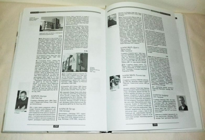 Leksikon srpskih arhitekata/neimara (1999, 2002, 2008)