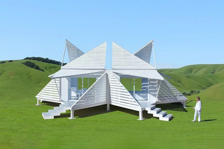 Montažna kuća iz snova – Folding Dream House; Render: Michael Jantzen