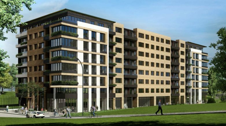 Planirani poslovno-stambeni objekat u Zemunu; Render: Dinamiko Investment