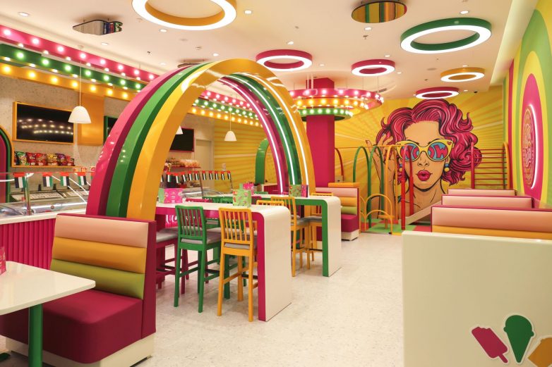 Prodavnica sladoleda La Michoacana Plus u Dubaiju; Foto: Point Concept Studio