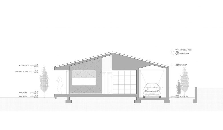 Presek - Avala Park; Foto: Gušić Architecture