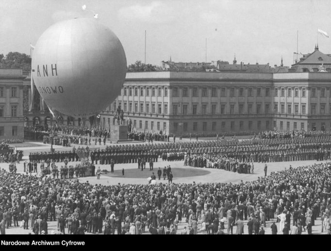 Saksonska palata 1936. godine, foto: Warsaw National Digital Archives of Poland