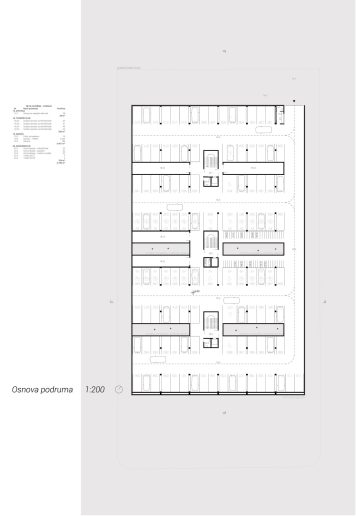 Prva nagrada – osnova podruma
