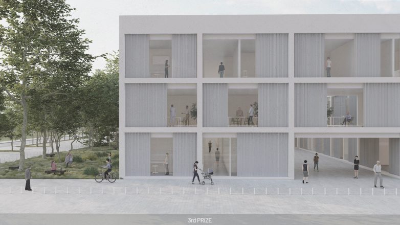 Trećenagrađeno rešenje; Izvor: architecturalcompetitions.me