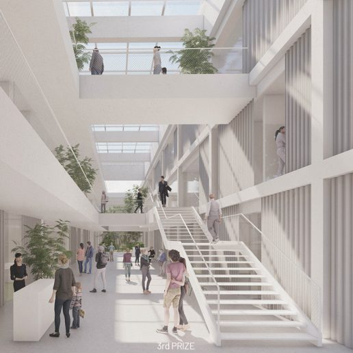 Trećenagrađeno rešenje; Izvor: architecturalcompetitions.me