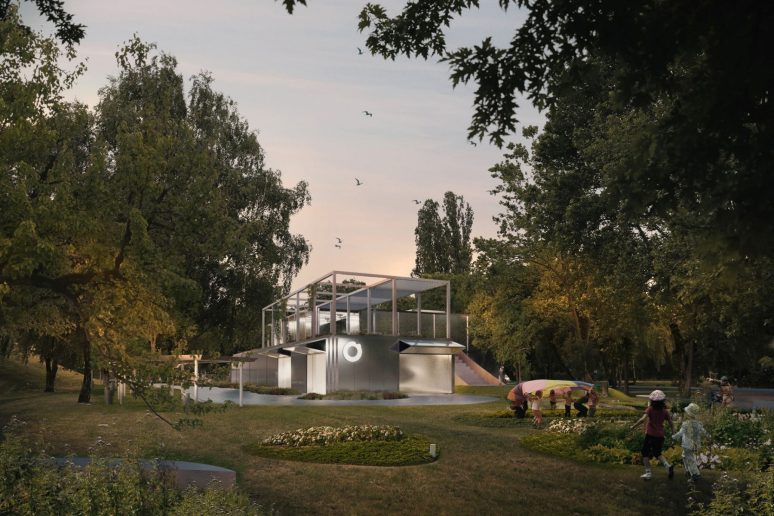 3D vizuelizacija Centra mobilnosti u Zagrebu; Vizuelizacija: 3LHD