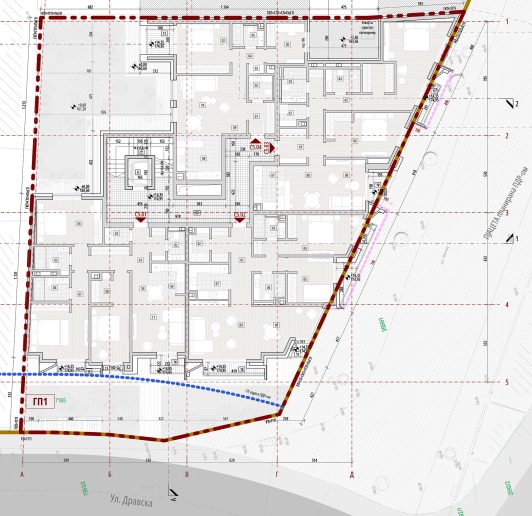 Osnova karaterističnog sprata; Foto: Grad Beograd