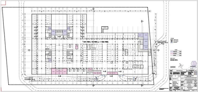 Osnova garaže – nivo -2