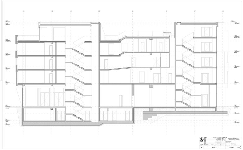 Hotel Royal Putnik – presek 1-1