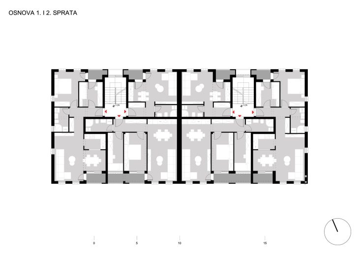 Osnova 1. i 2. sprata