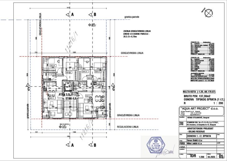 Osnova 1. i 2. sprata
