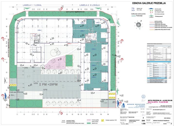 Osnova galerije prizemlja