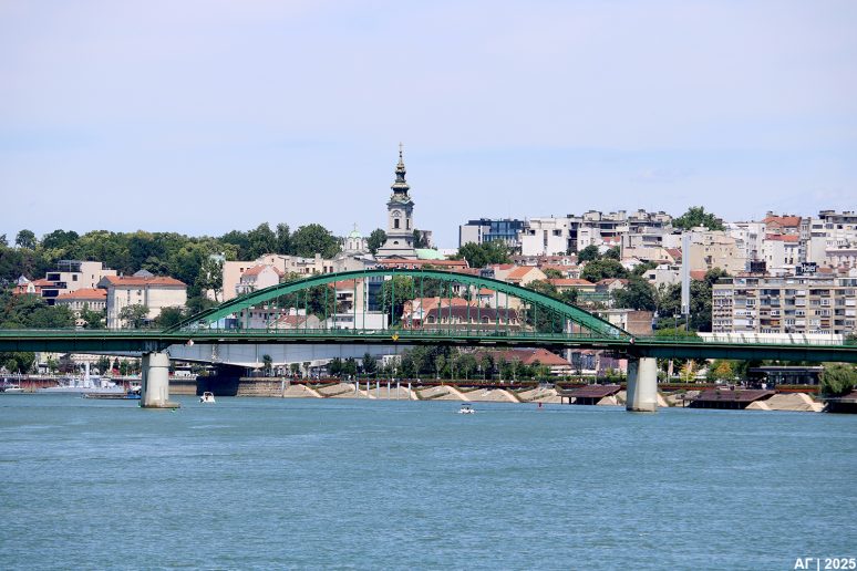 Stari savski most u panorami starog Beograda | Foto: dr Goran V. Anđelković