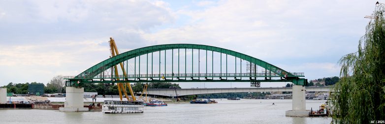 Zeleni luk Starog savskog mosta na stubovima »3« i »4« | Foto: dr Goran V. Anđelković