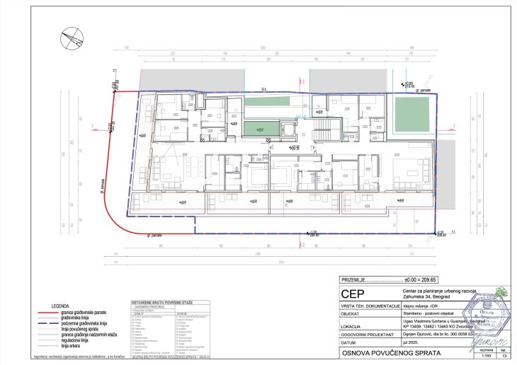 Osnova povučenog sprata
