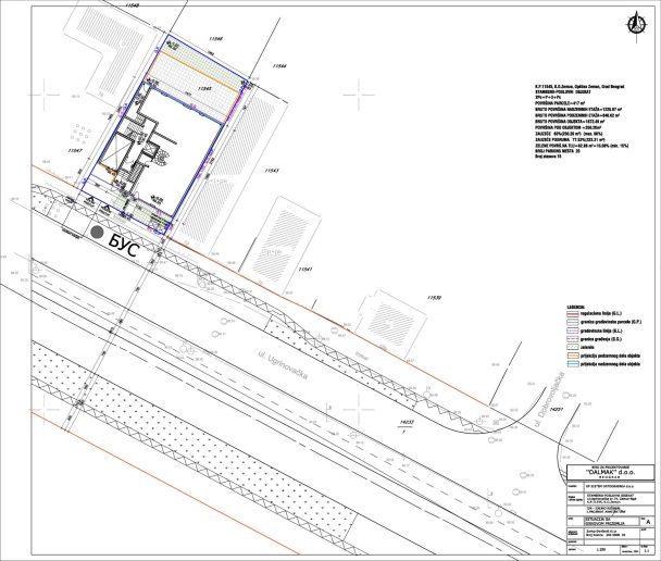 Situacija sa osnovom prizemlja