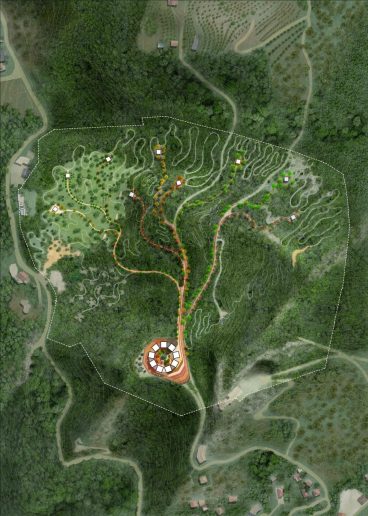 Prostori se granaju iz tri glavne staze | Vizuelizacija: BIG