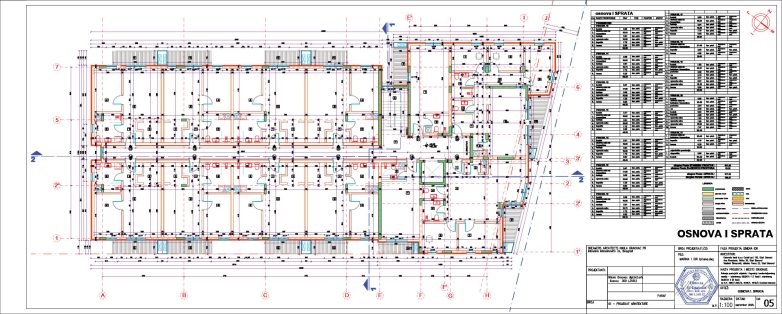 Marina 1 – osnova 1. sprata
