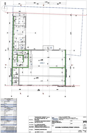 Osnova galerije/osnova 1. sprata