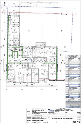 Osnova 1. sprata/osnova 2. sprata