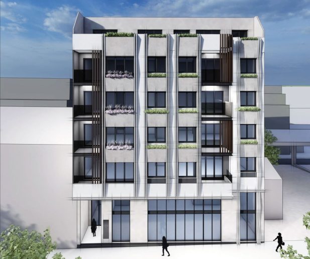 Planirana stambeno-poslovna zgrada na Vračaru | Render: Tekto Studio