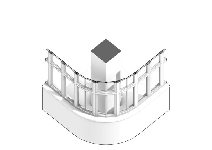 Prozor – ugao (presek)
