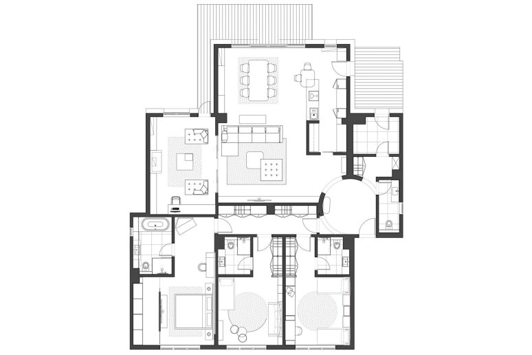 Penthouse stana na Dedinju – NK Architects