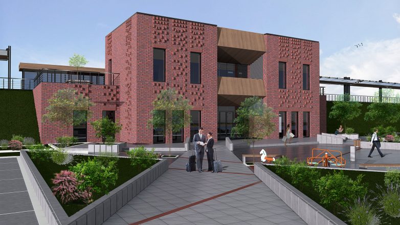 Budući izgled stanice sa zelenilom; Render: CIP