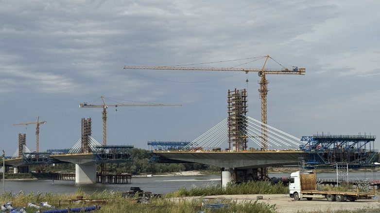 Četvrti most u Novom Sadu, avgust 2026; Foto: Igor Conić