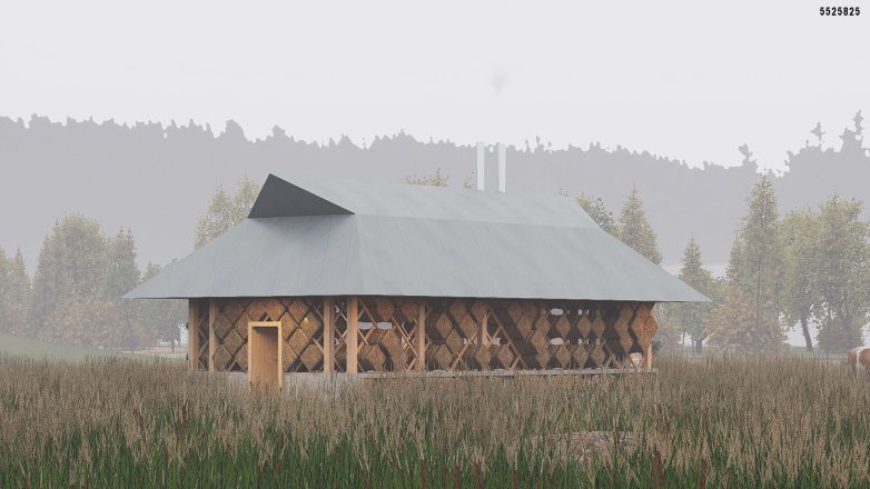 Arhitektura objekta zasniva se na osnovnim principima dinarske kuće; Render: Aleksa Marković